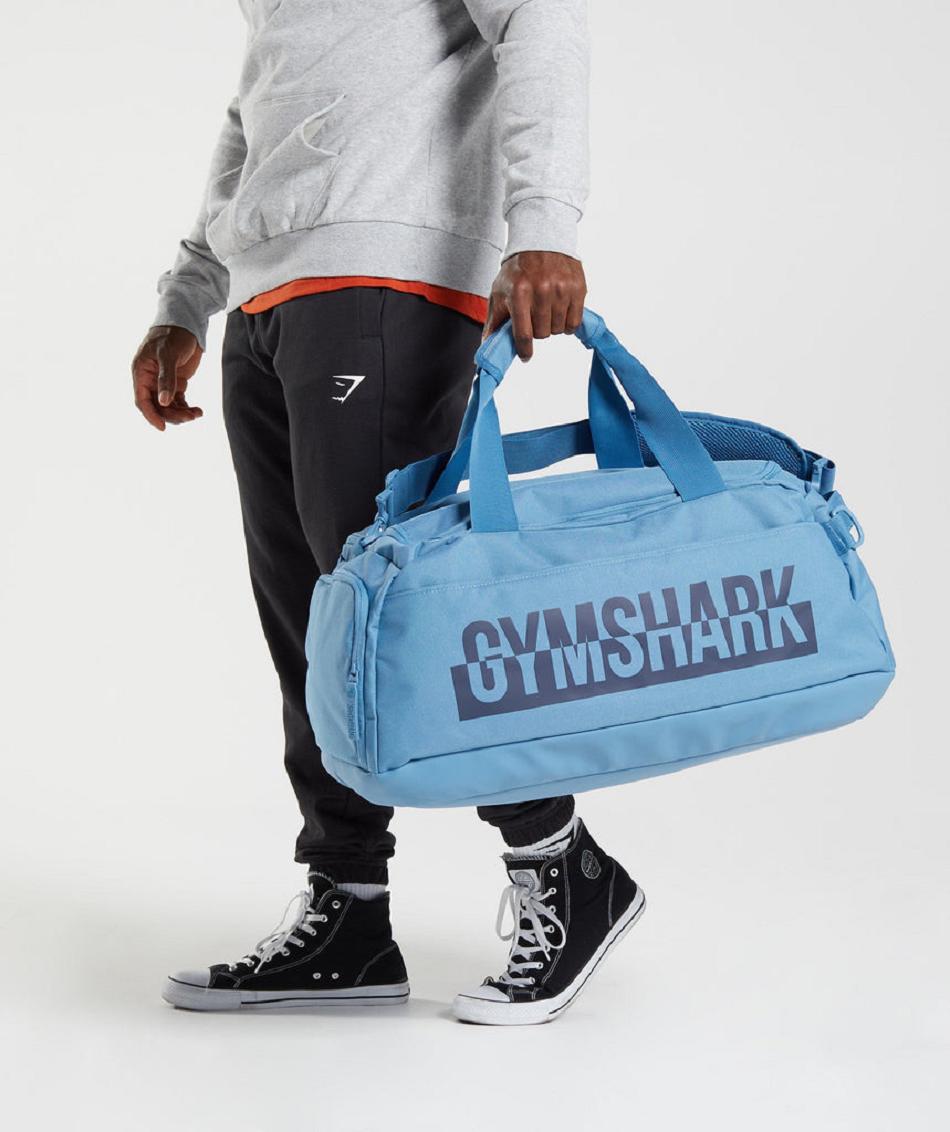 Plecaki Akcesoria Gymshark Bold Niebieskie | PL 4176RVD